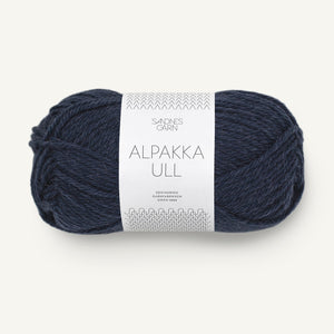 Alpakka Ull midnatsblå [6081]