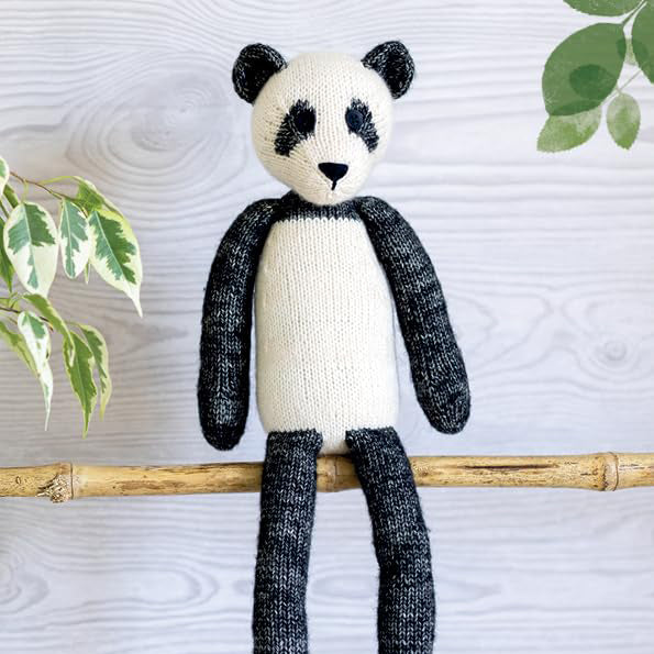 Knitted animal toys