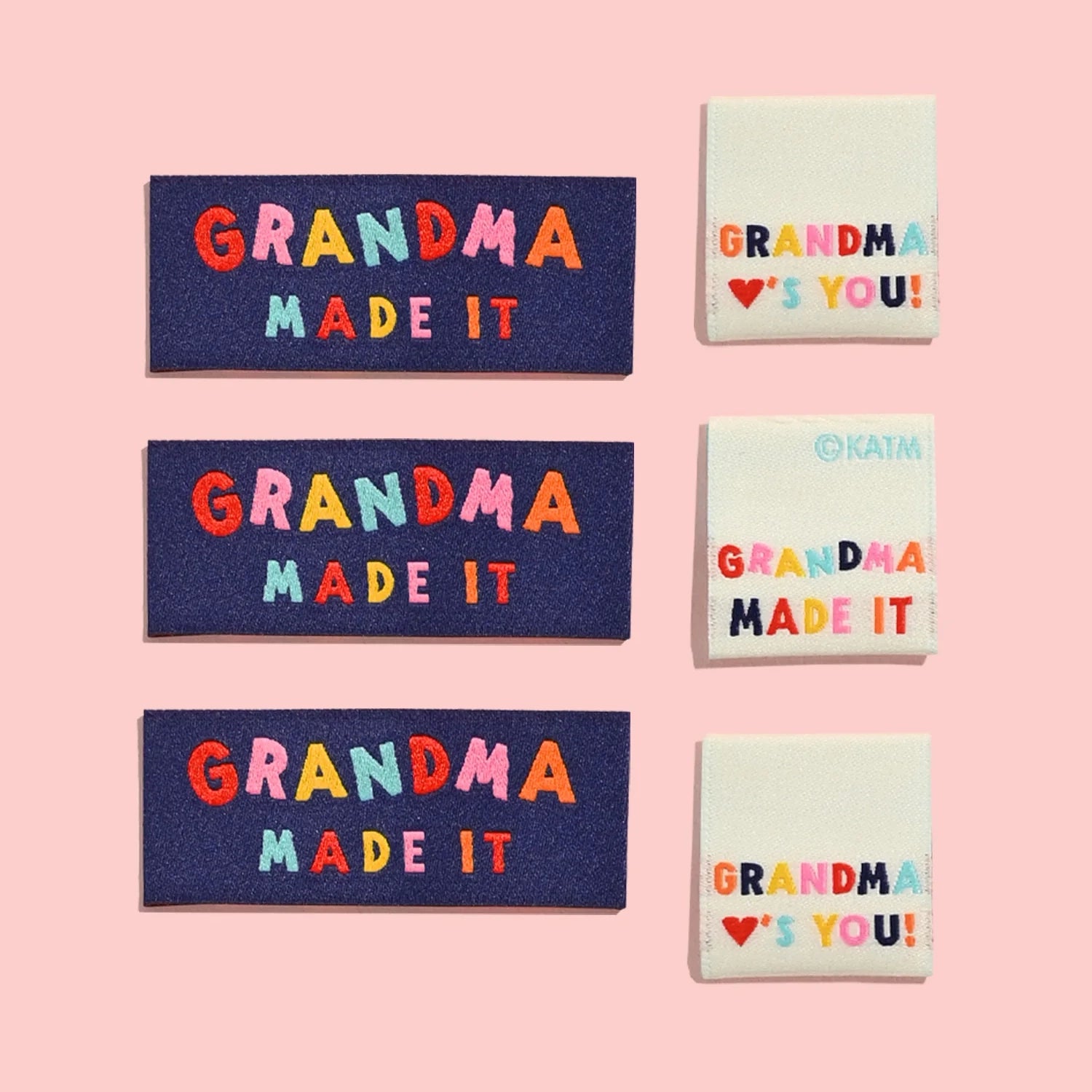Labels, Grandma made it - 6 stk