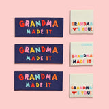 Labels, Grandma made it - 6 stk