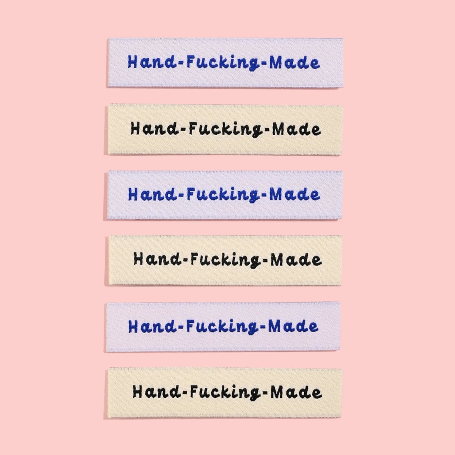 Labels, Hand Fucking Made - 6 stk