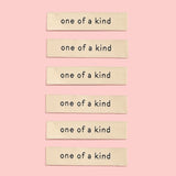 Labels, One of a kind - 6 stk
