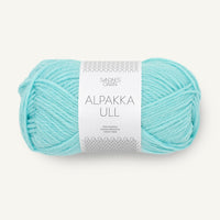 Alpakka Ull blå turkis [7213]