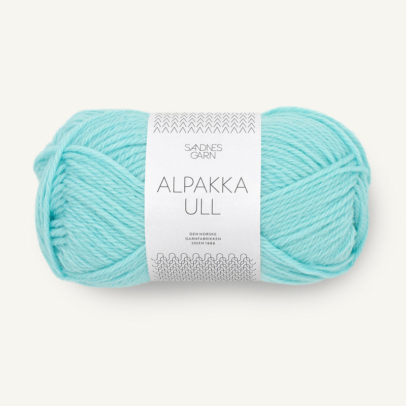 Alpakka Ull blå turkis [7213]