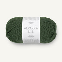 Alpakka Ull skovgrøn [8082]