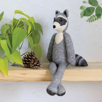 Knitted animal toys