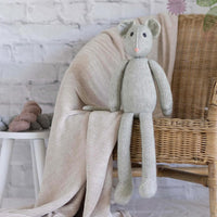 Knitted animal toys