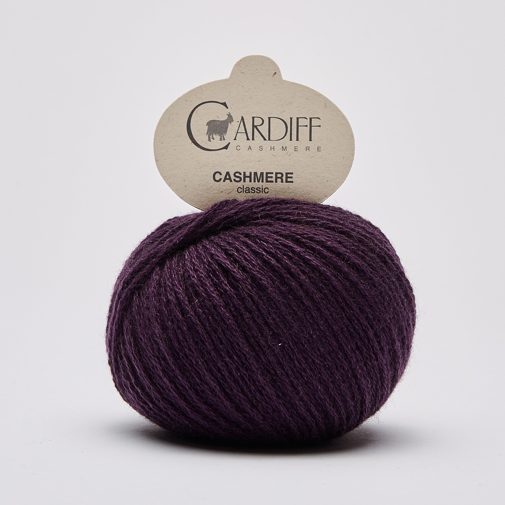 Cardiff Cashmere Classic uva [601]