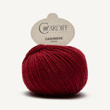 Cardiff Cashmere Classic granata [628]