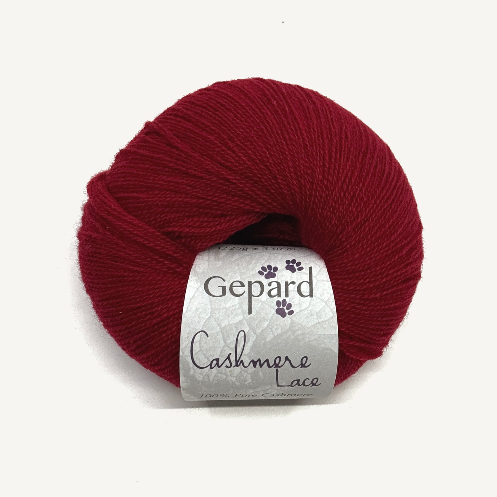 Cashmere Lace mørk rød [336B]