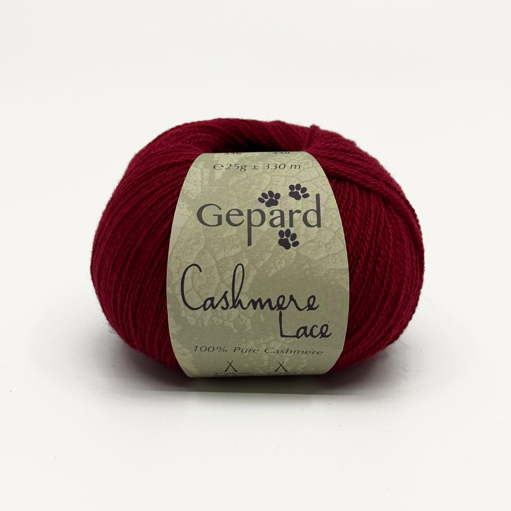 Cashmere Lace mørk rød [336B]