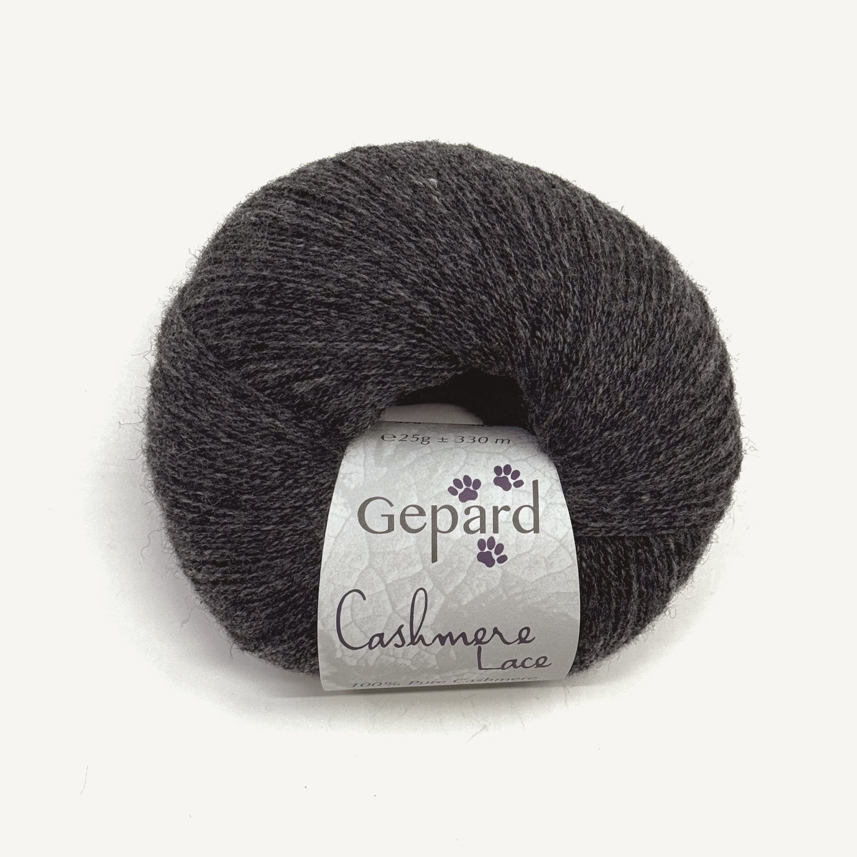 Cashmere Lace mørk grå melange [570B]
