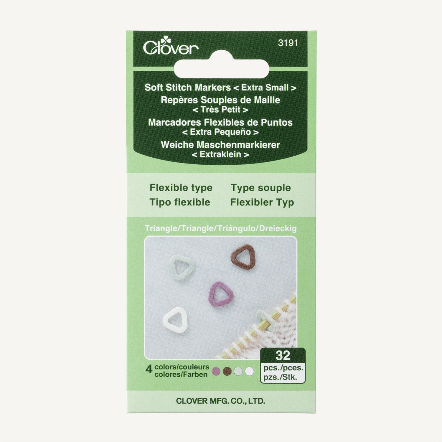 Clover maskemarkører, soft stitch, XS