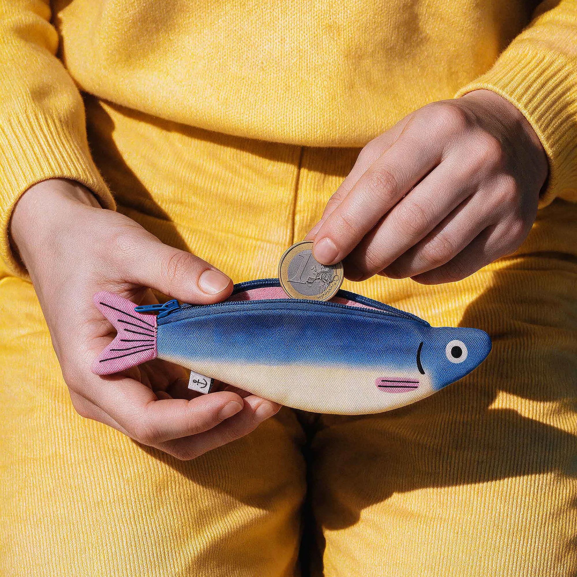Fiskepung Sardin, blå
