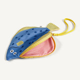 Fiskepung Pighvar, blå