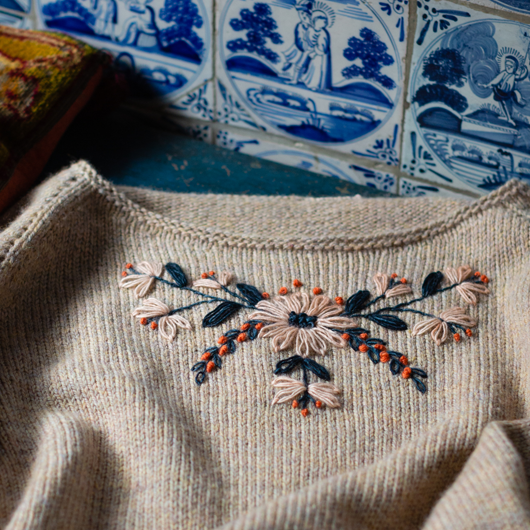 Embroidery on Knit