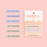 Labels, Hand Fucking Made - 6 stk