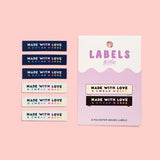 Labels, Made with love and swear words - 6 stk