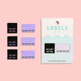 Labels, You can't buy this - 6 stk