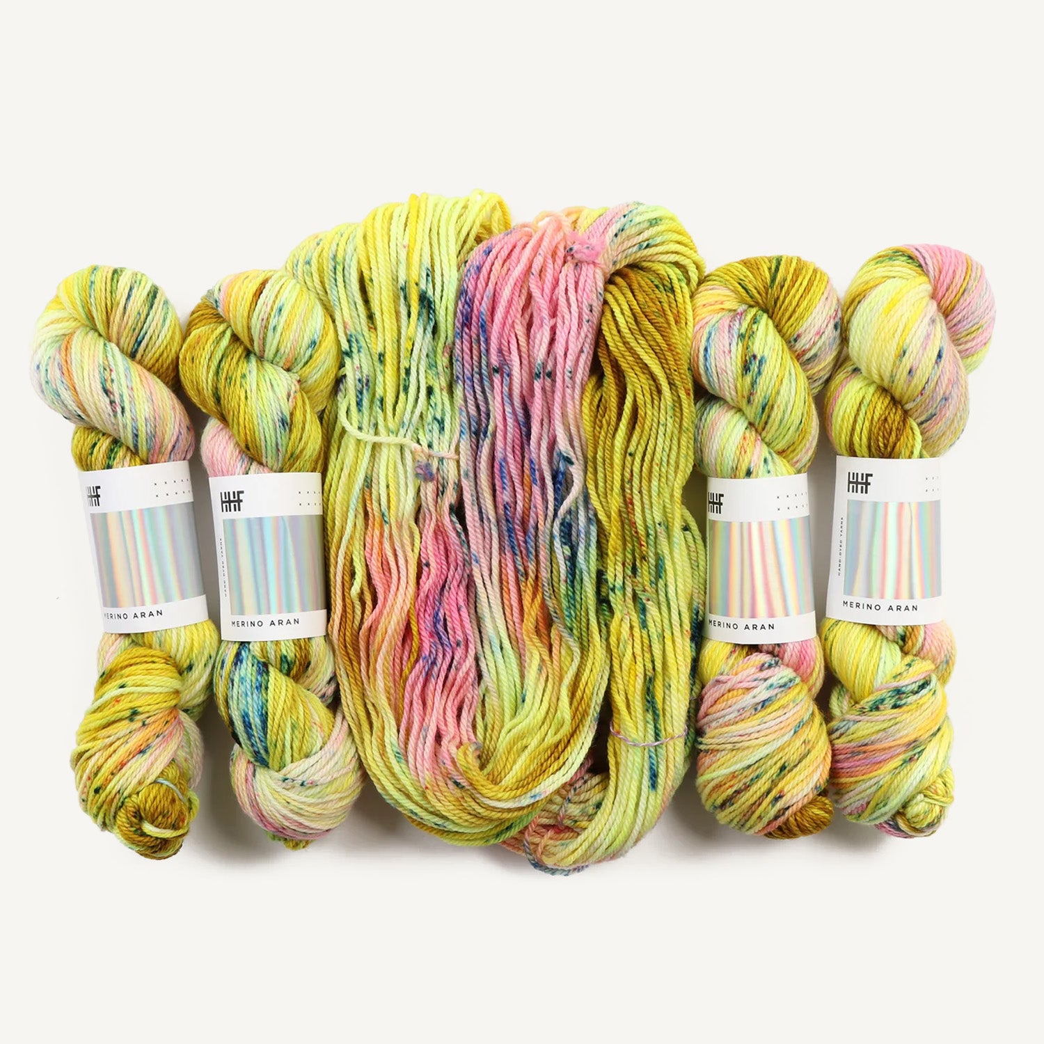 Hedgehog Merino Aran daisy chain