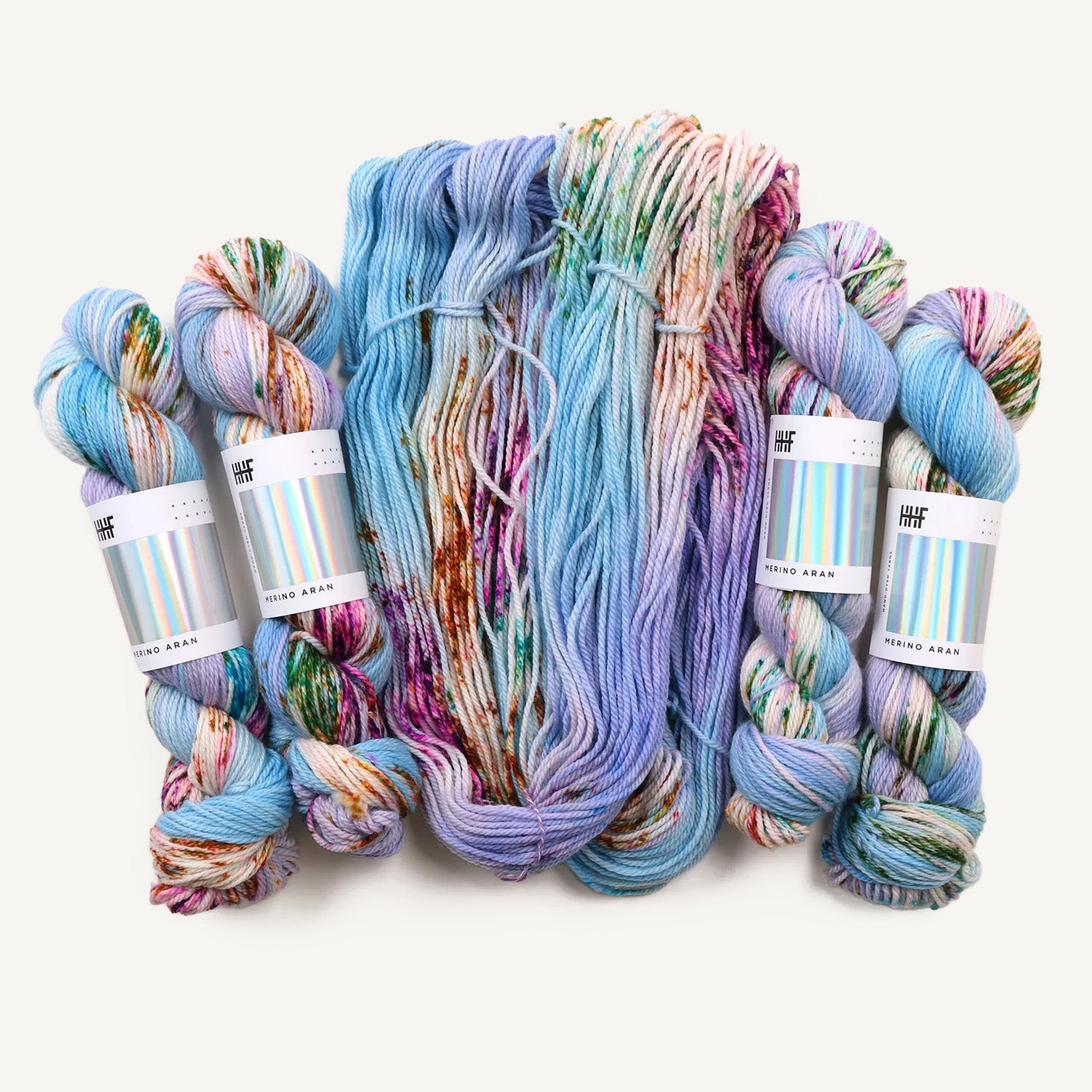 Hedgehog Merino Aran lavender fields