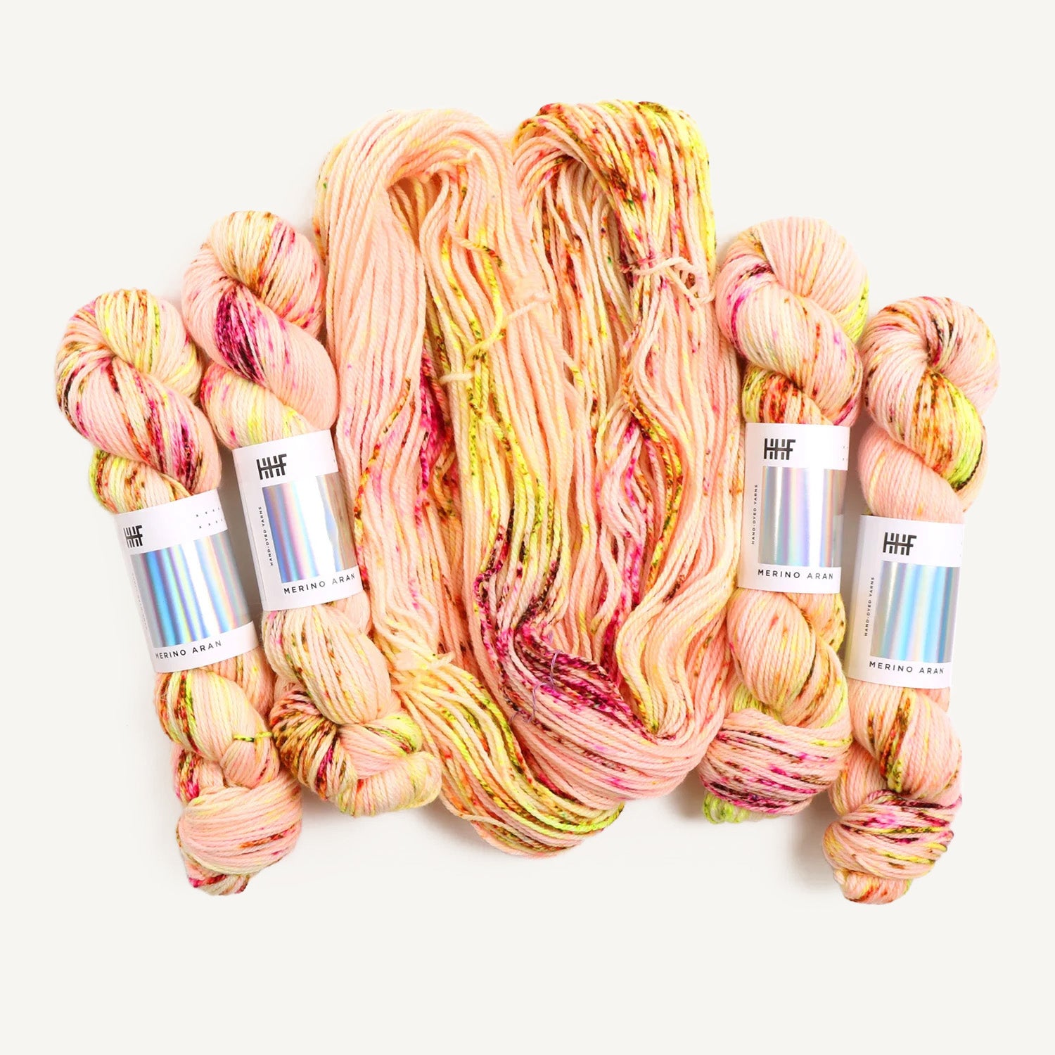 Hedgehog Merino Aran peachy keen