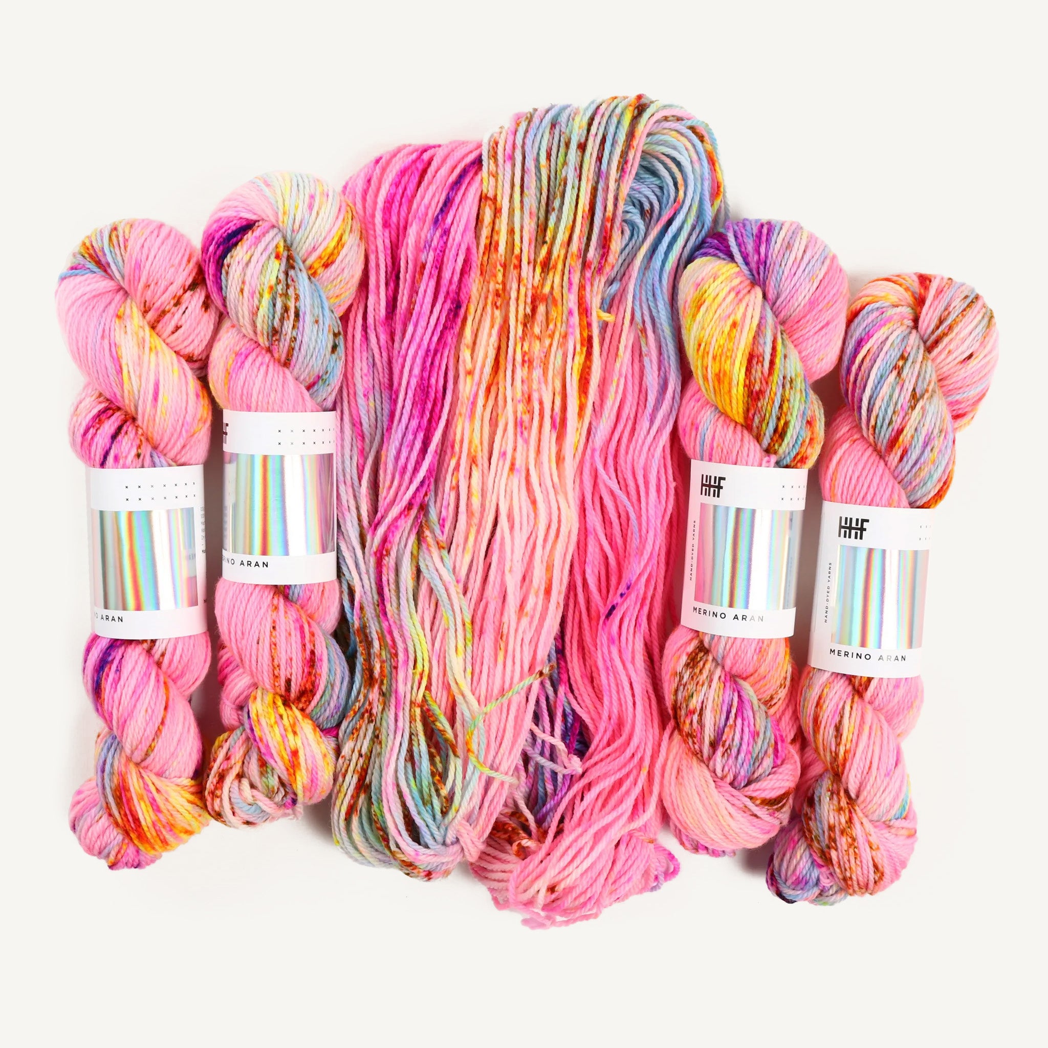 Hedgehog Merino Aran sweet pea