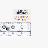 Labels, Happy Birthday - 6 stk