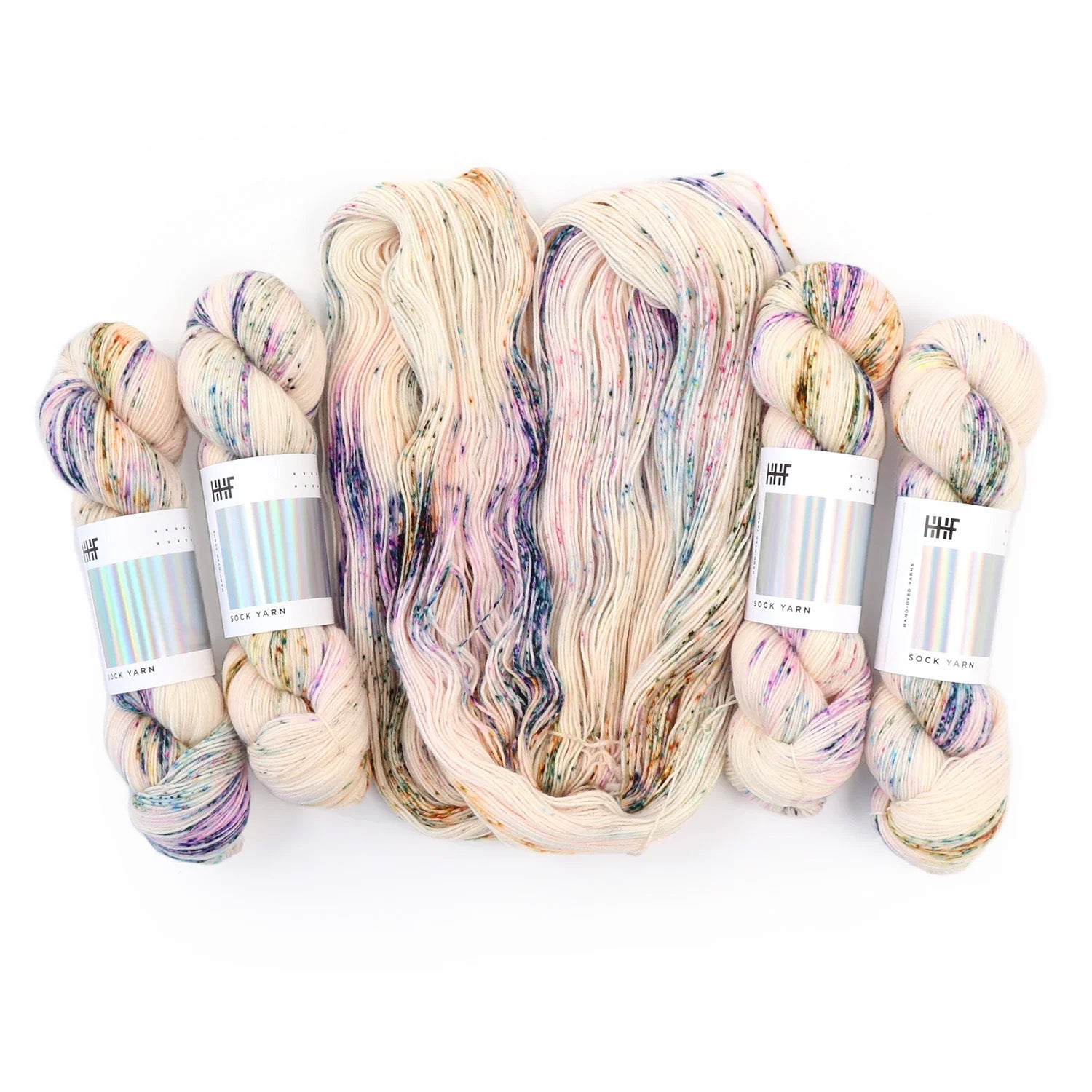 Hedgehog Sock pressed flowers