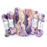Hedgehog Sock rain on violets