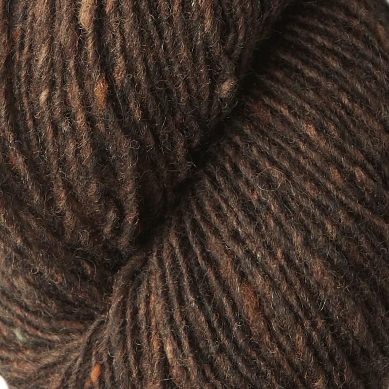 Isager Tweed chocolate