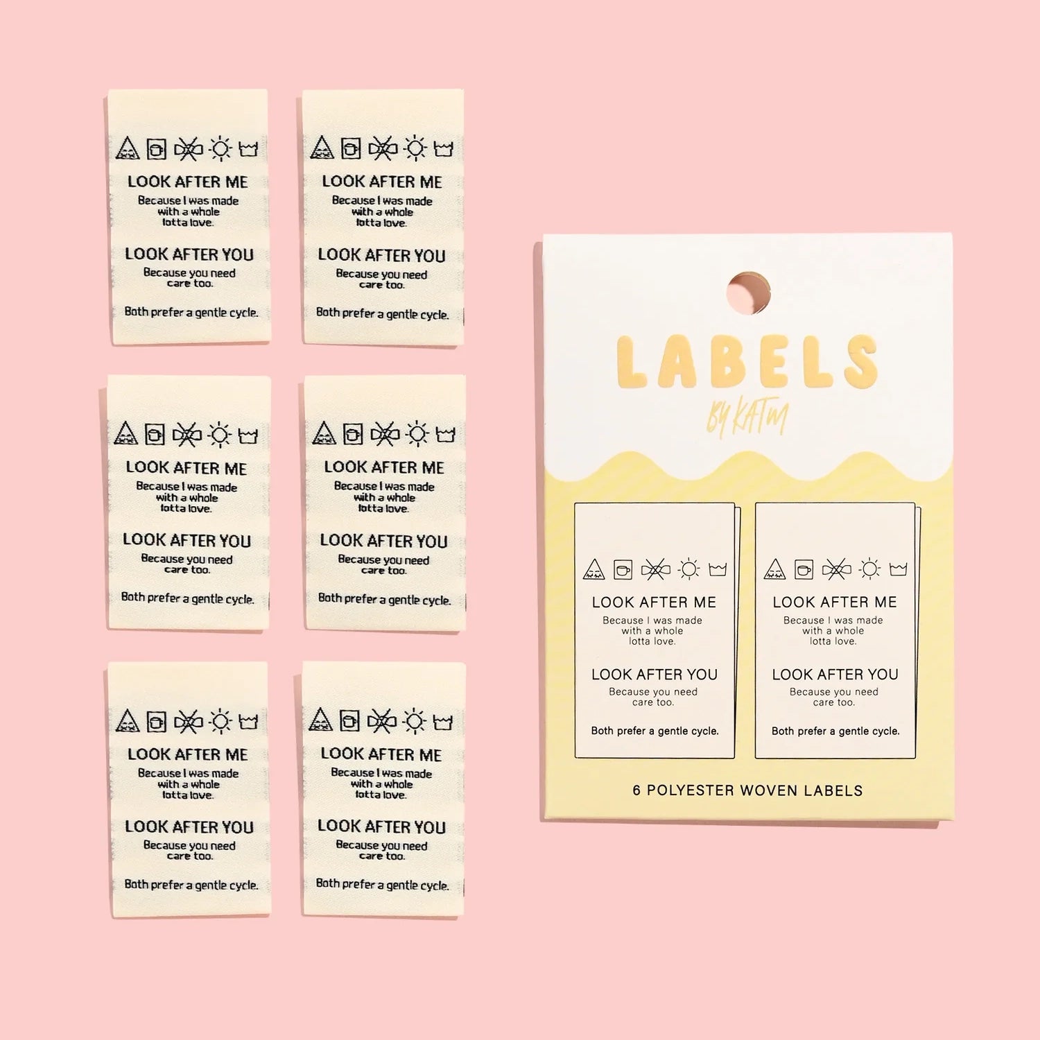 Labels, Look after me, look after you - 6 stk