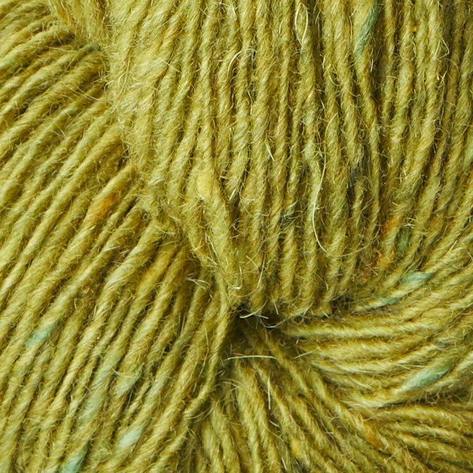 Isager Tweed lime