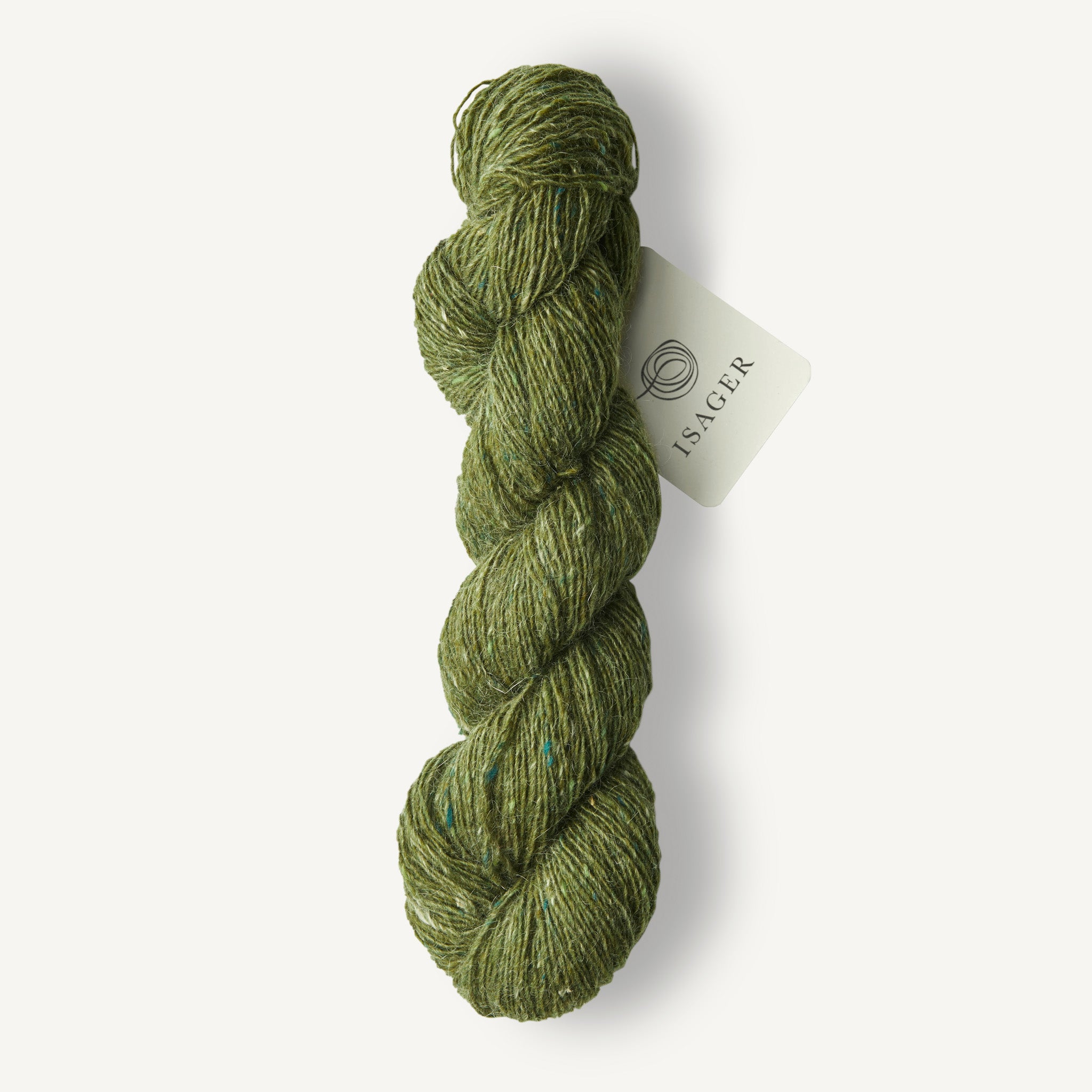 Isager Tweed moss