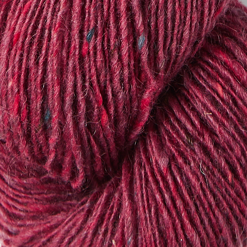 Isager Tweed plum