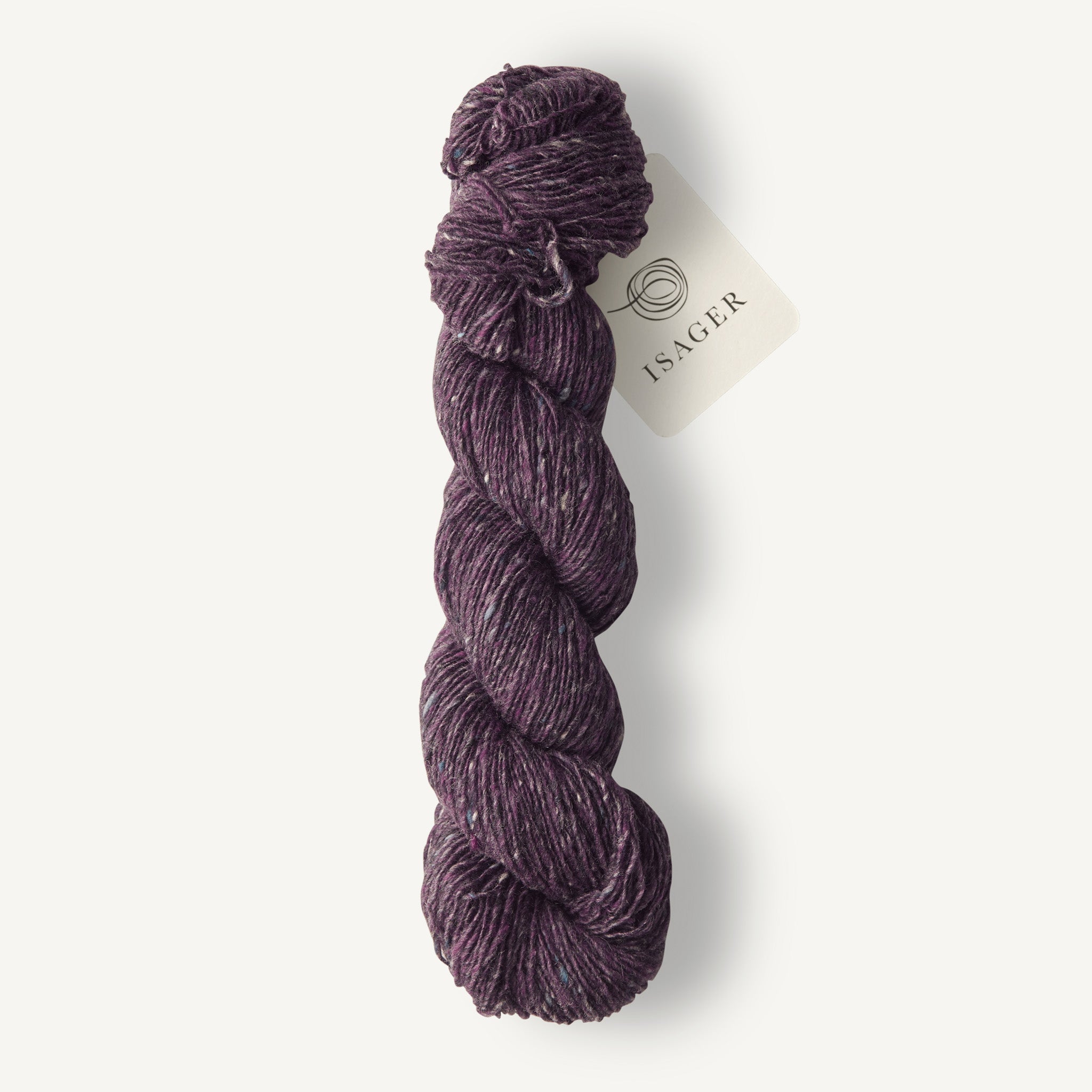 Isager Tweed purple