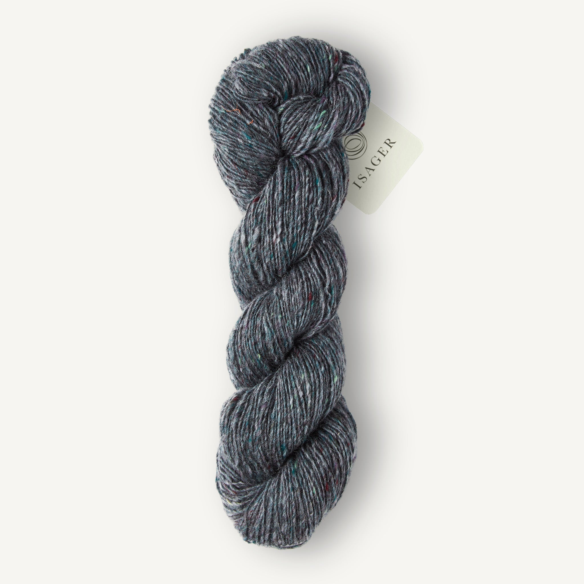 Isager Tweed thunder