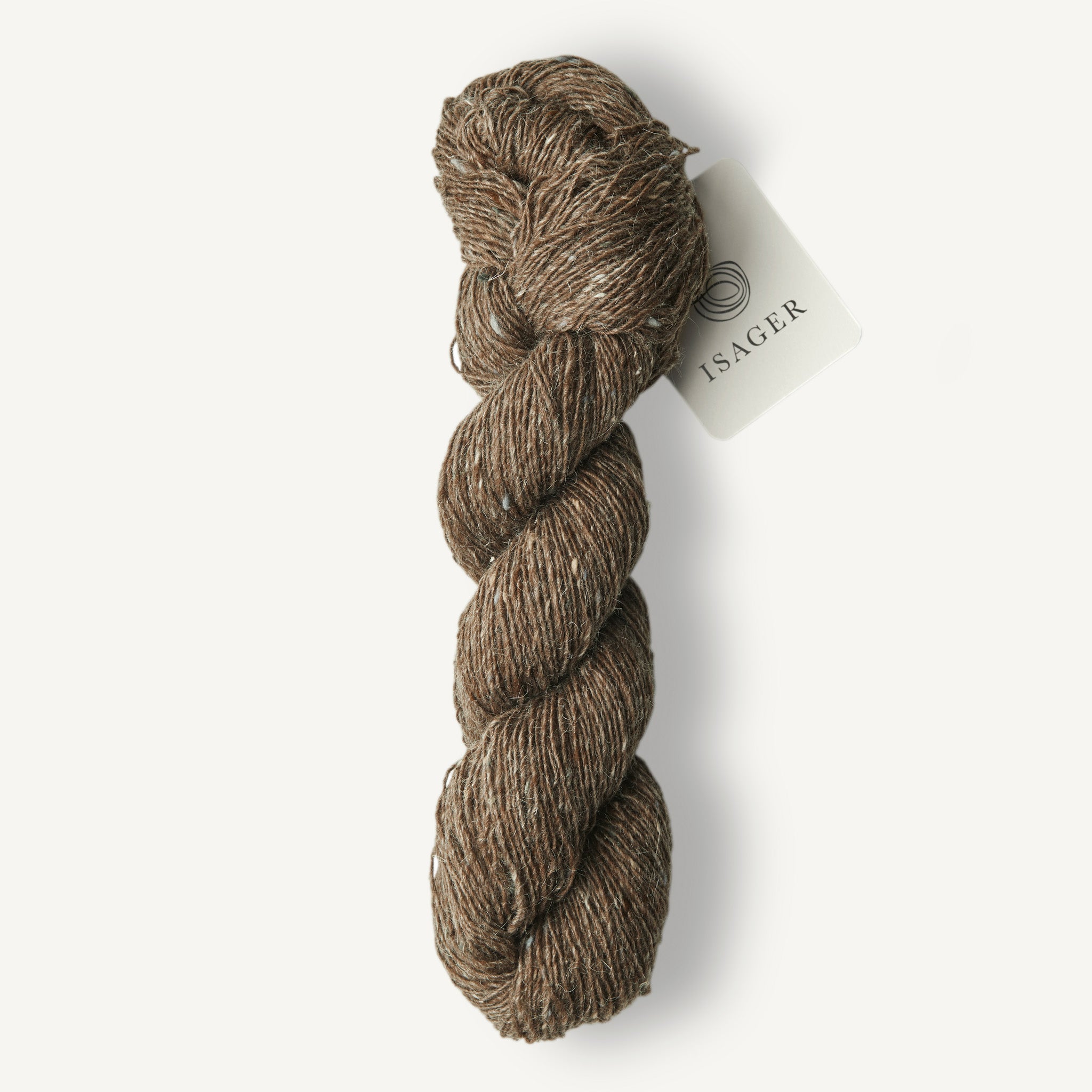 Isager Tweed walnut