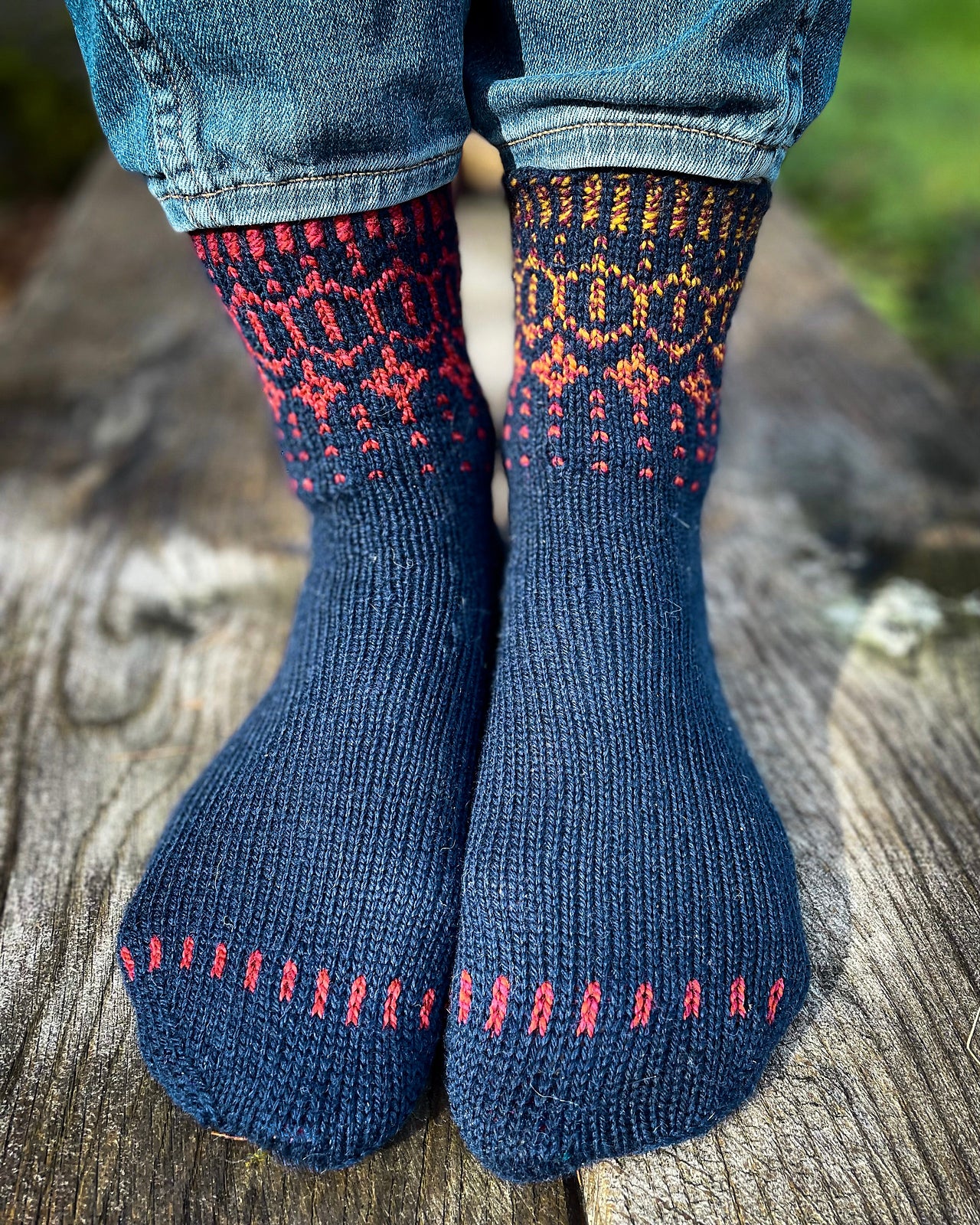 Joyful Colorwork Socks