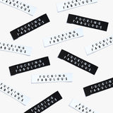 Labels, Fucking Fabulous - 6 stk