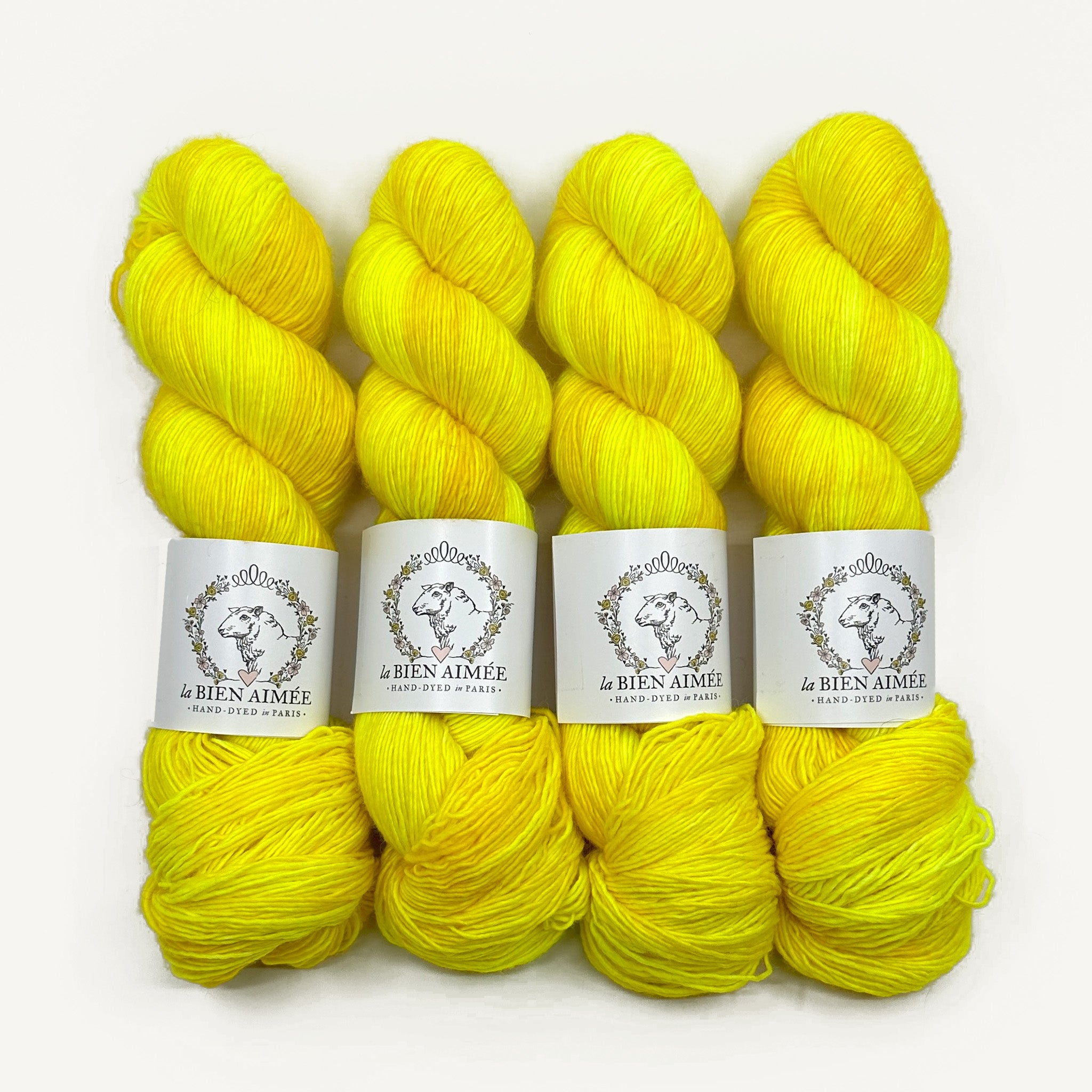 Merino Singles La Bien Aimée yellow