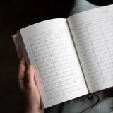 My Knitting Notes, terracotta