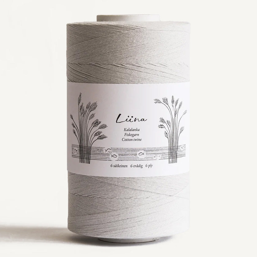 Liina Cotton Twine 12-ply light grey [1272]