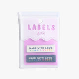 Labels, Made with love and swear words - 6 stk