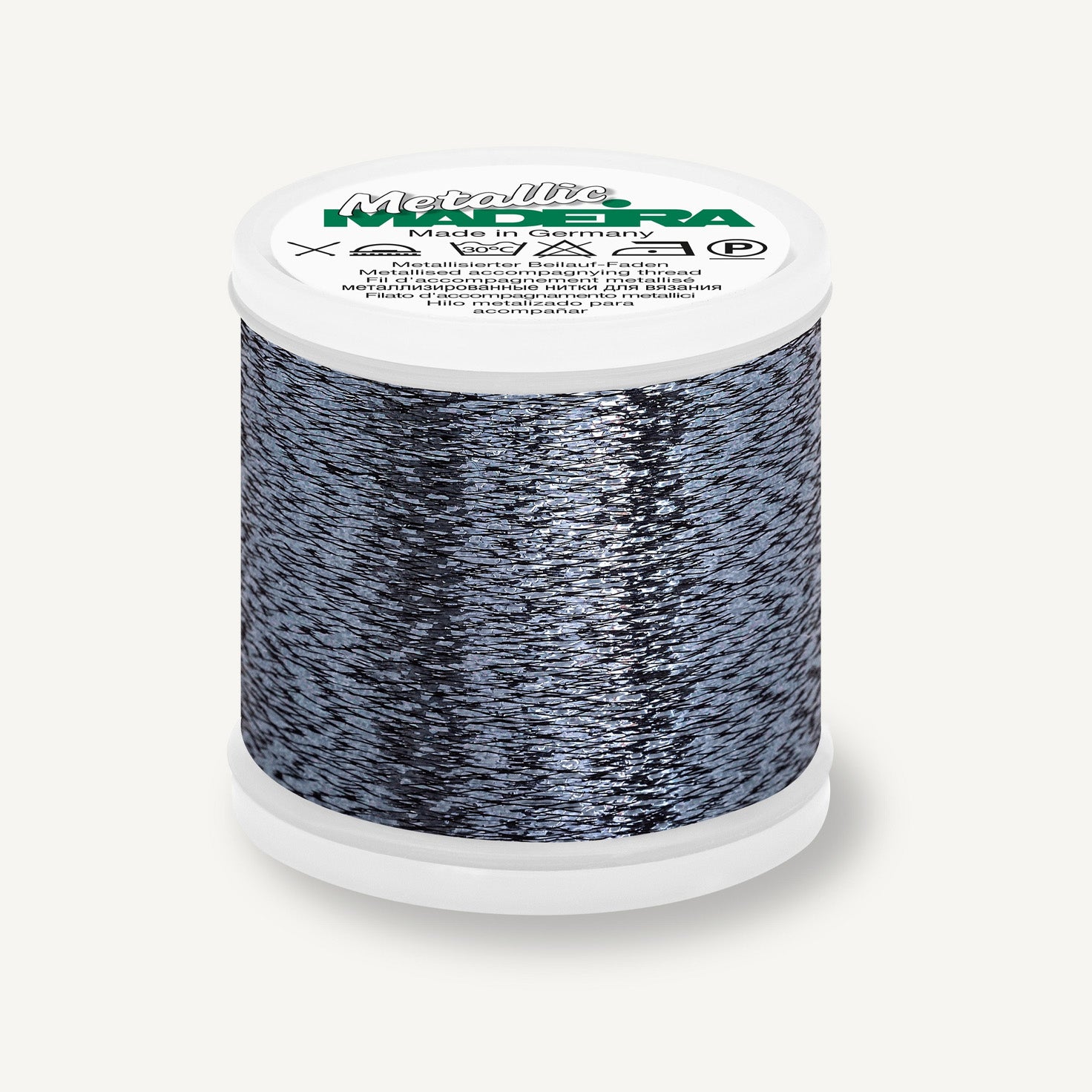 Metallic tråd gråblå [350]