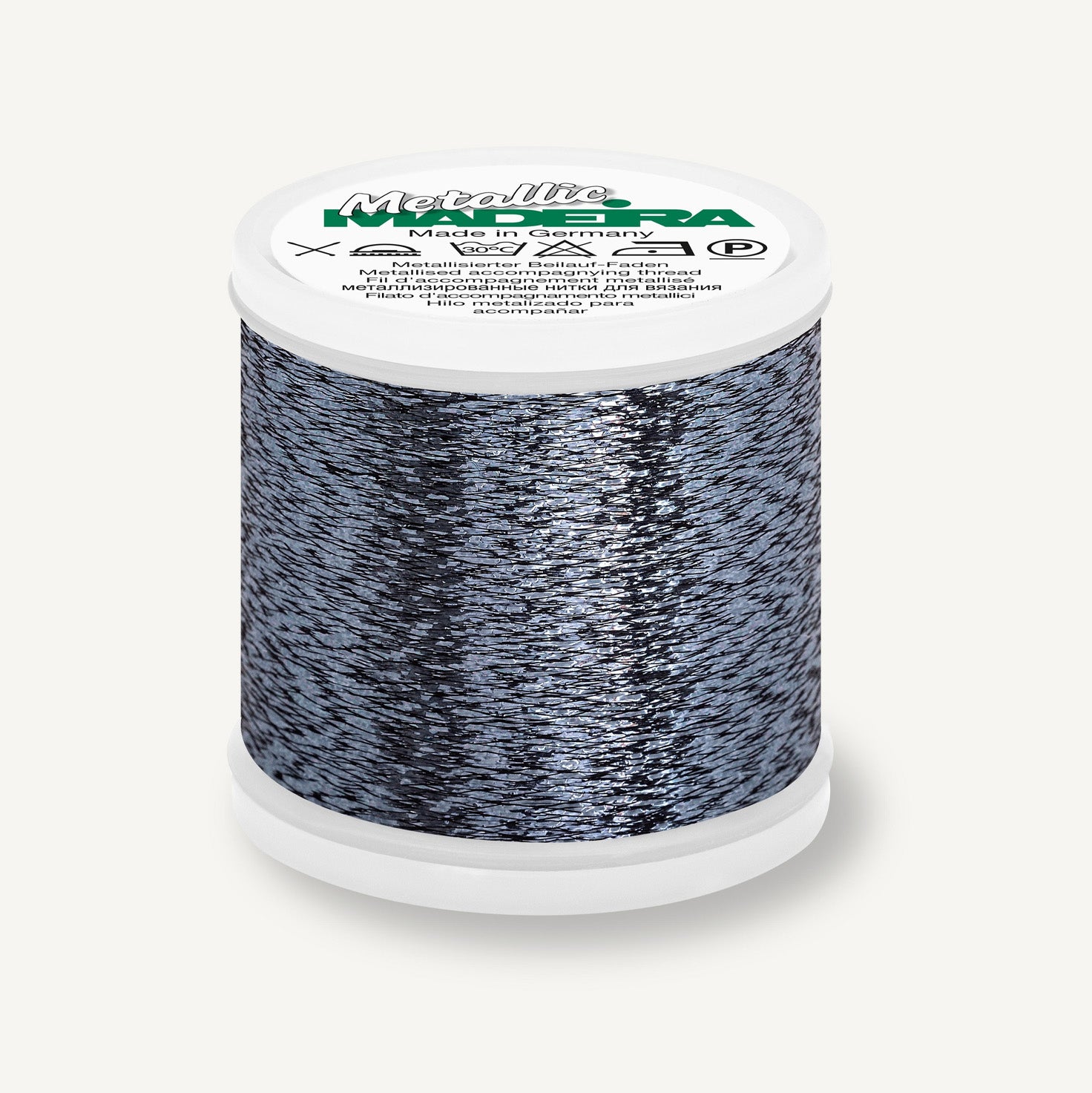 Metallic tråd gråblå [350]