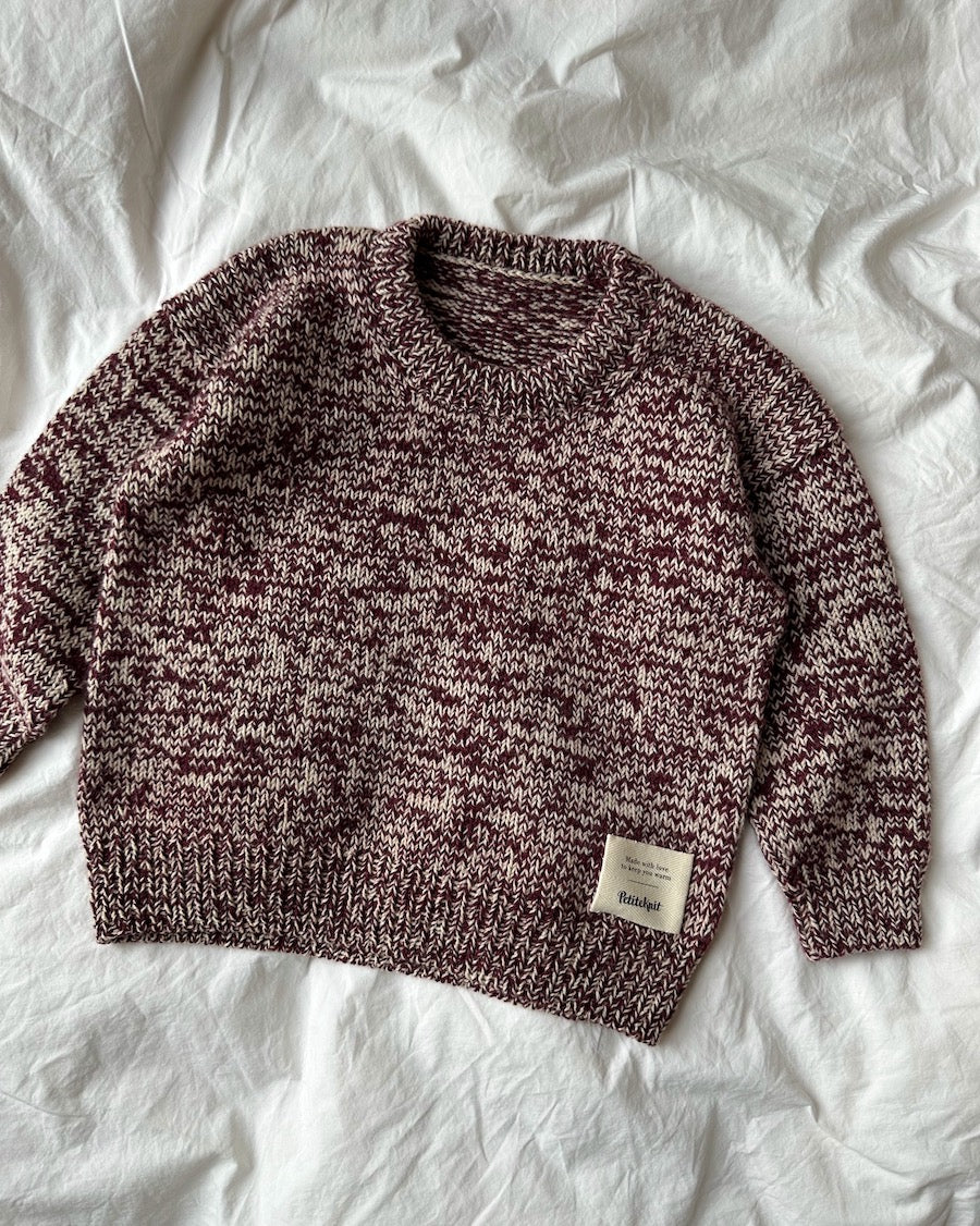 Opskrift på Melange Sweater Junior