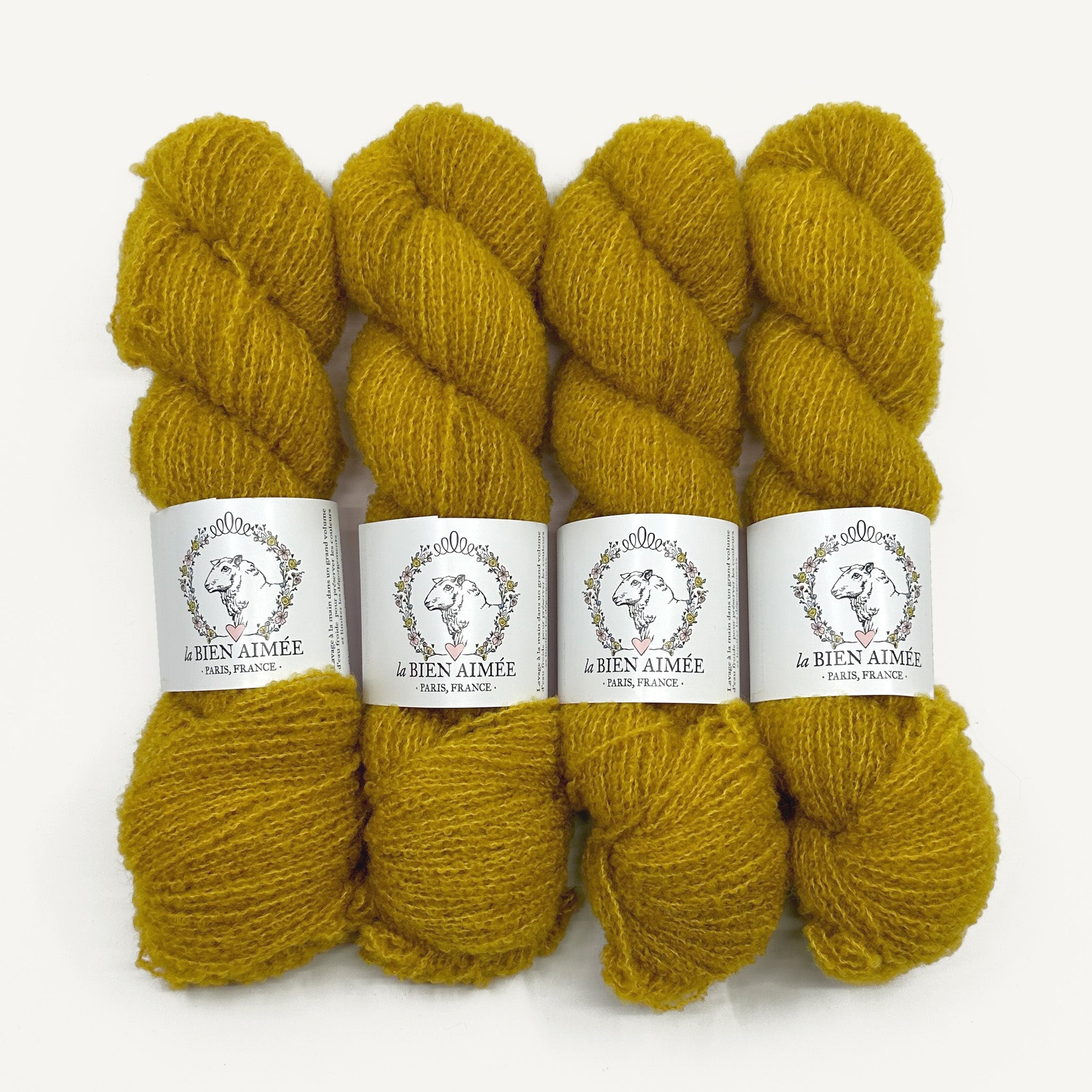 Merino Bouclé yellow brick road