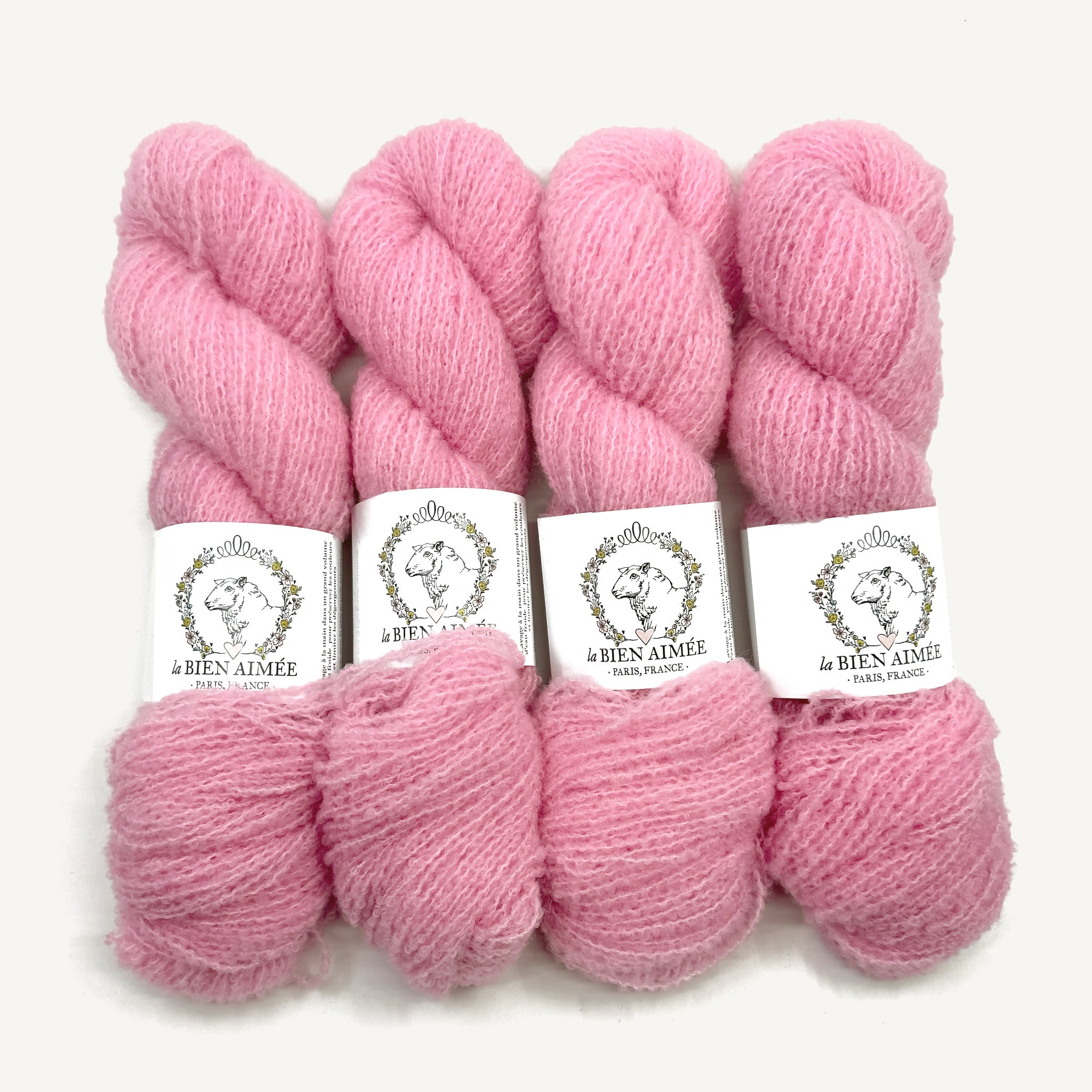 Merino Bouclé millennial pink