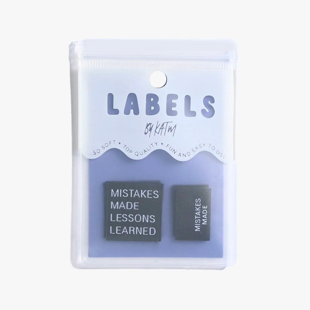 Labels, Mistakes made lessons learned - 6 stk